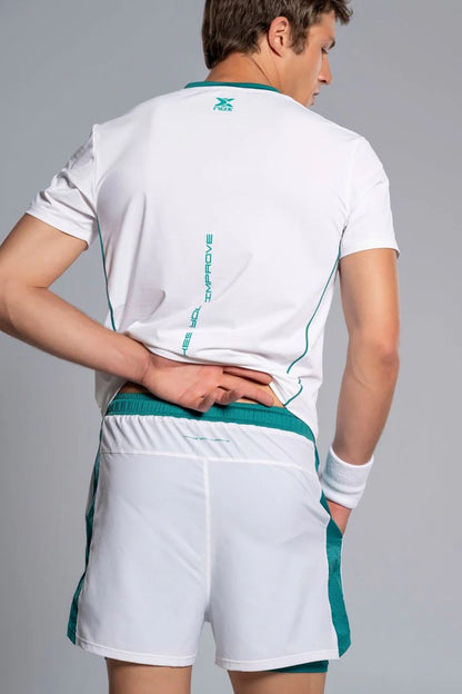 MEN'S SHORT PRO WHITE/IVY GREEN