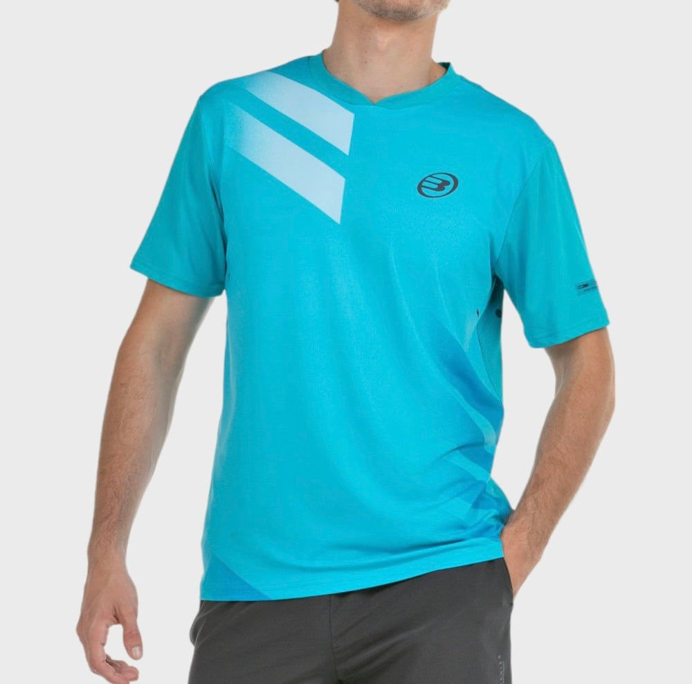 BULLPADEL T-SHIRT MARON TURQUOISE