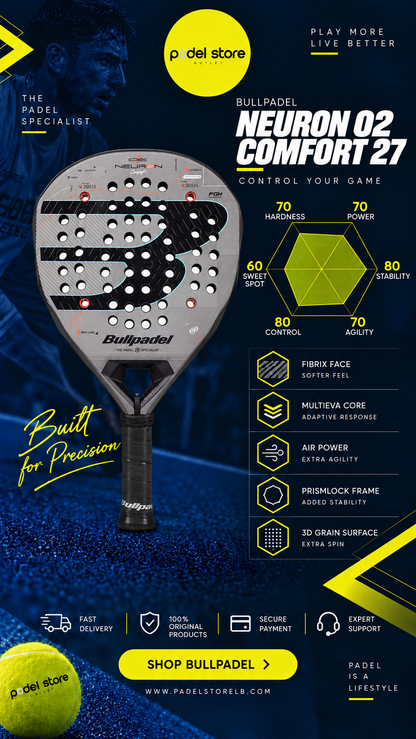 Bullpadel Neuron 02 CFM 2027 Padel Racket