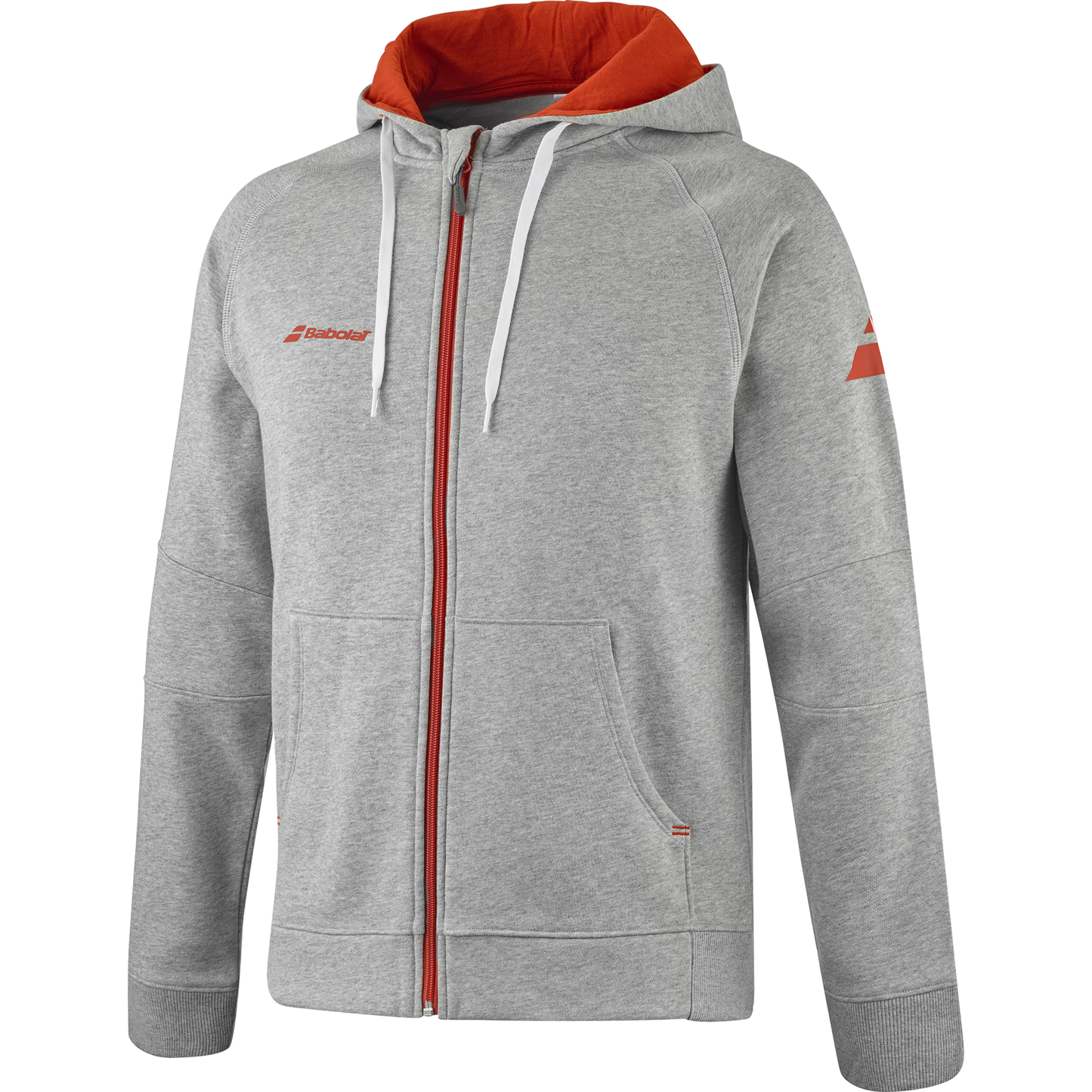 Exercise Hood Jacket Men Flecked gray
