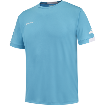 Play Crew Neck Tee Men Cyan Blue