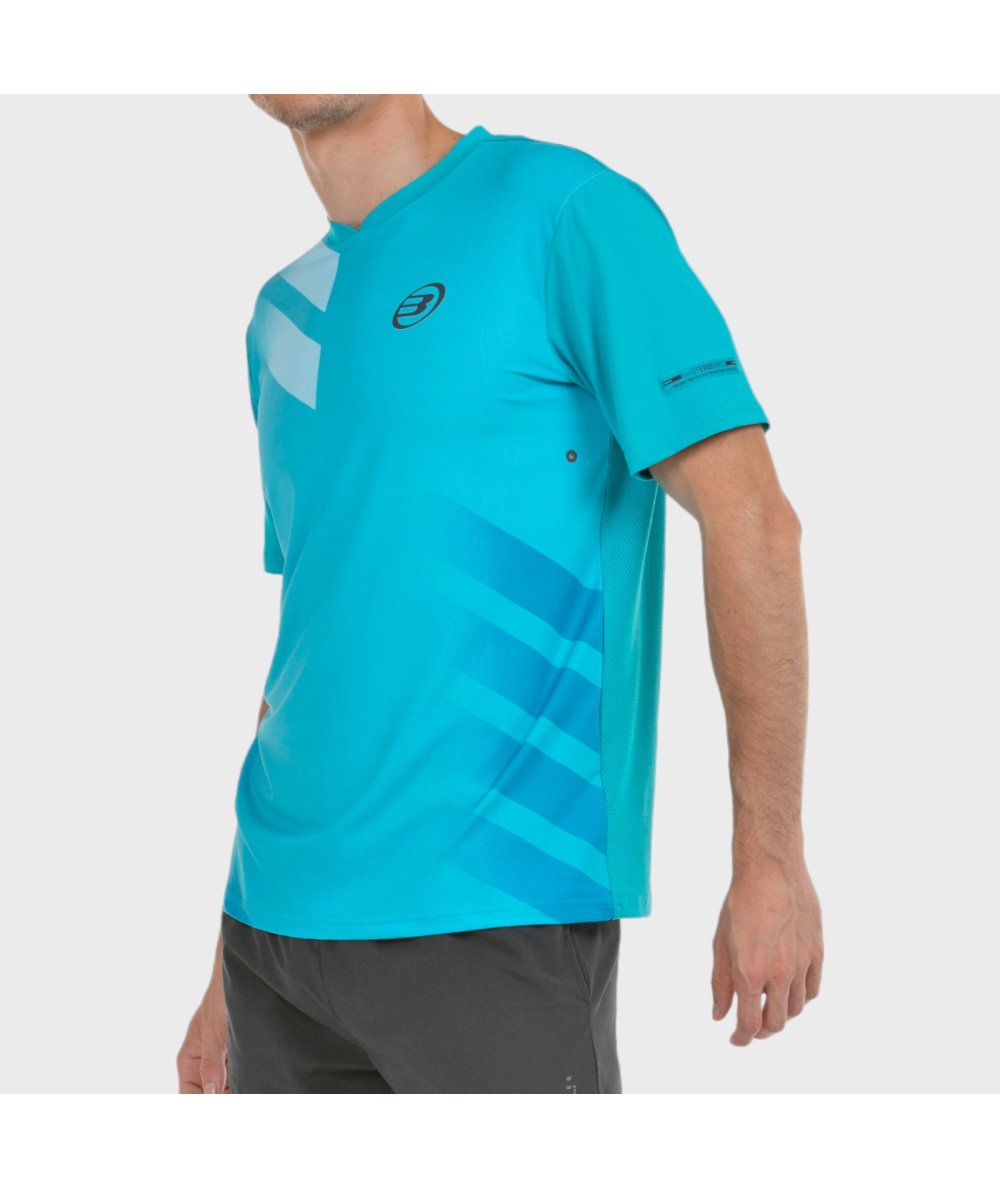 BULLPADEL T-SHIRT MARON TURQUOISE