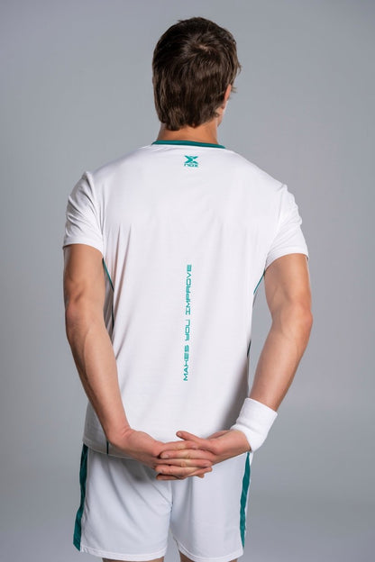 MEN'S PRO WHITE/IVY GREEN T-SHIRT