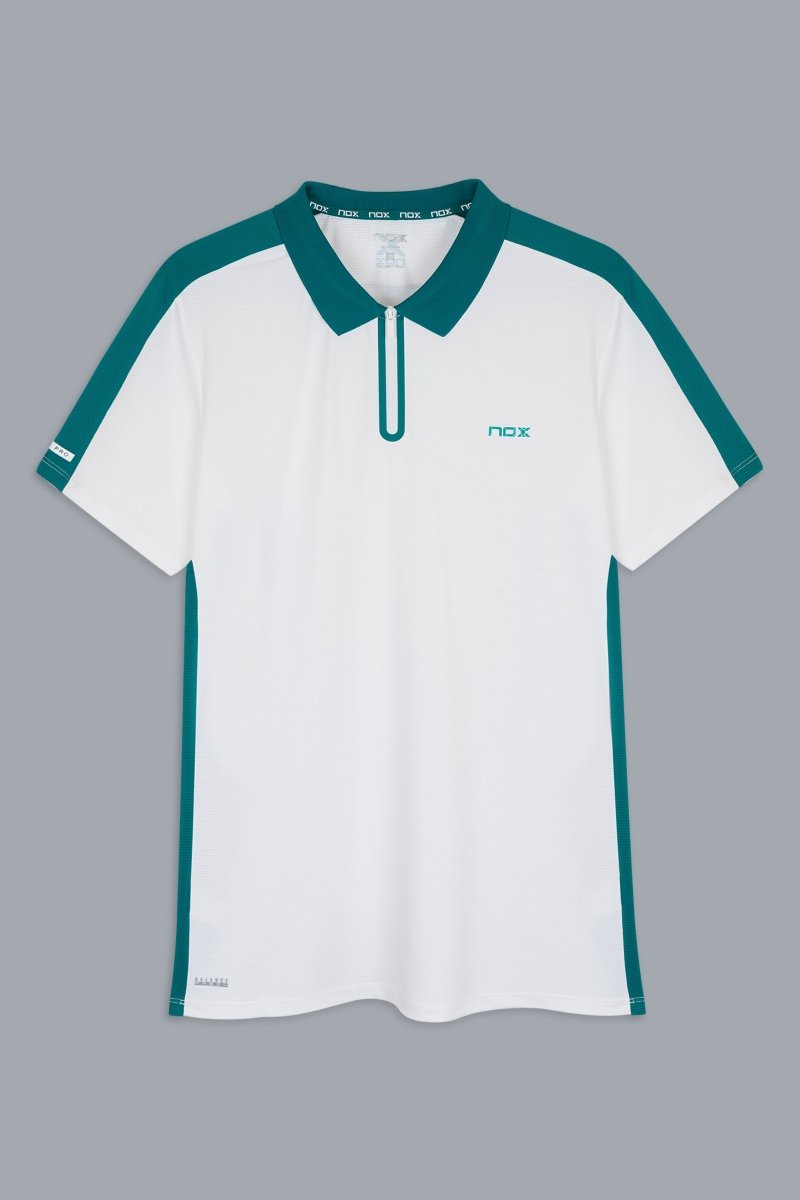 MEN'S PRO WHITE/IVY GREEN POLO