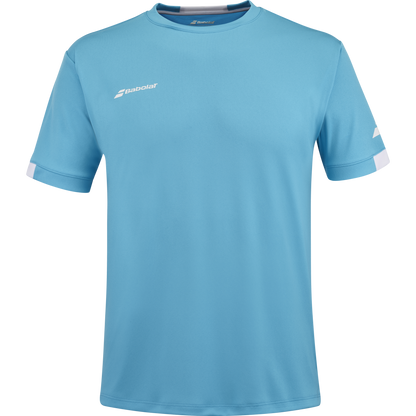 Play Crew Neck Tee Men Cyan Blue