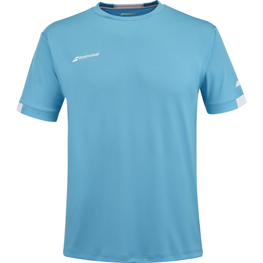 Play Crew Neck Tee Men Cyan Blue