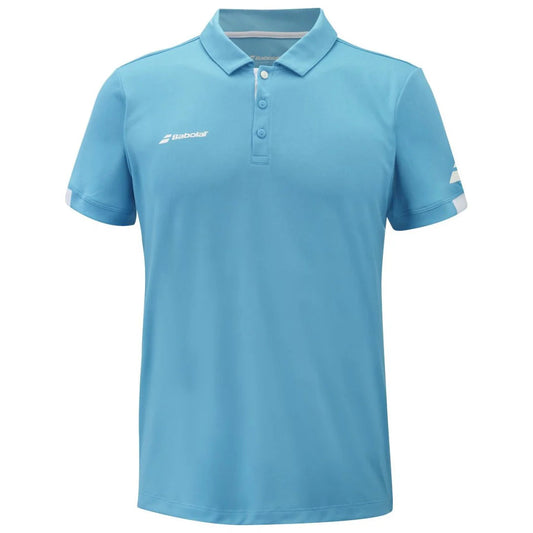 Babolat Play Polo Men Cyan Blue