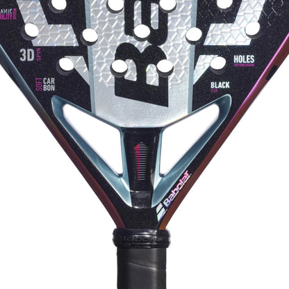 Babolat Viper Soft Juan Lebrón 3.1 padel racket face detail view
