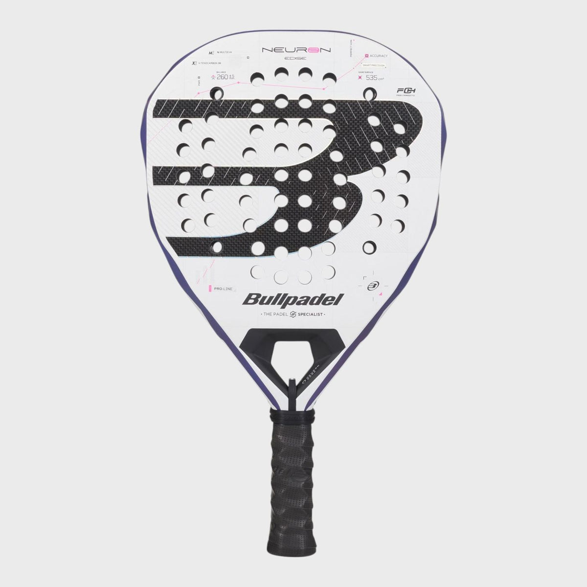 Bullpadel Neuron 02 Edge 2027 padel racket official view 3