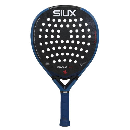 Siux Diablo Pro 2026 Royal Blue padel racket front view