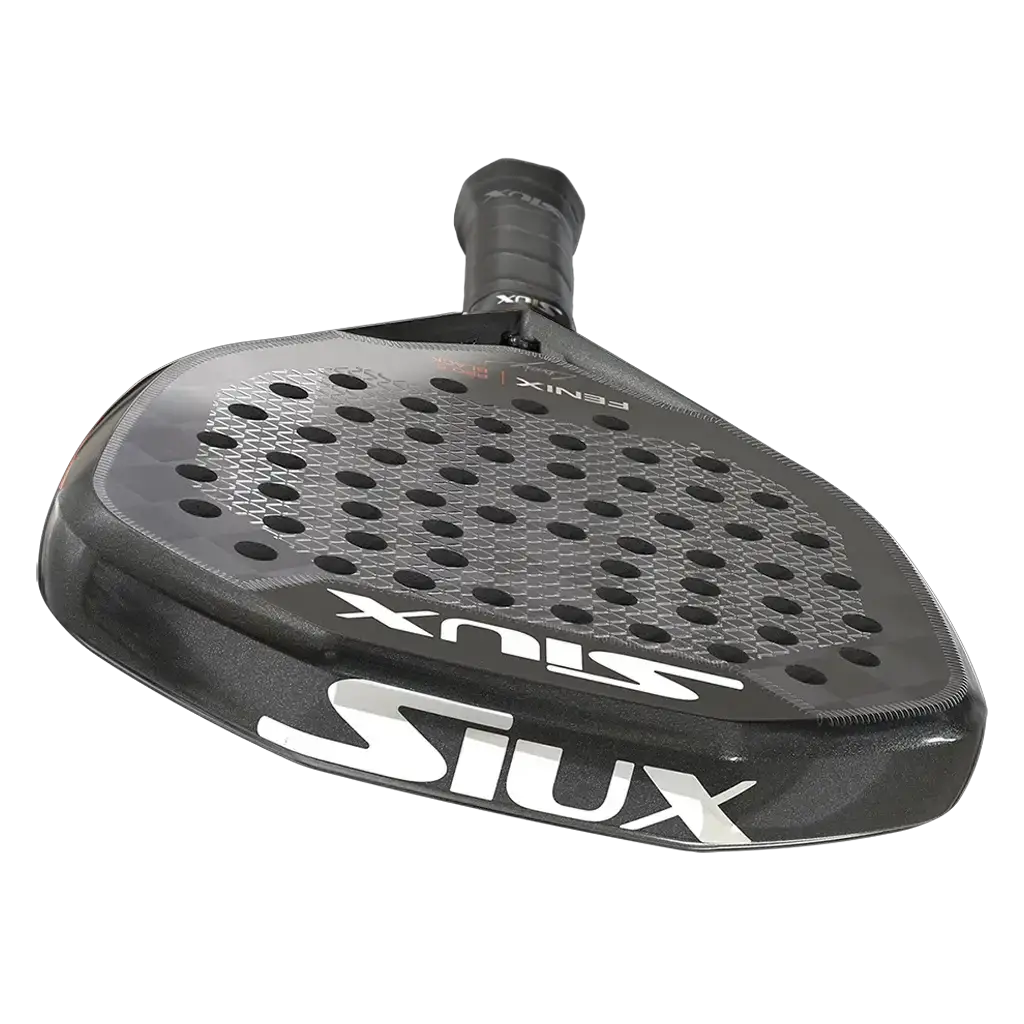 Siux Fenix Pro 5 Black 2025 full padel racket view